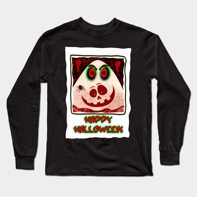 Polaroid Horror Design - Happy Halloween Long Sleeve T-Shirt by ak3shay